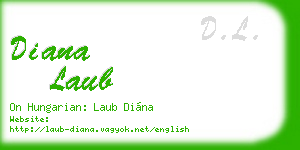 diana laub business card